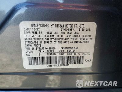 Zdjęcie 12 z 12 samochodu: 2018 INFINITI Q50 3.0T SPORT VIN:JN1EV7AR5JM438880 - miniatura