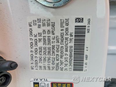 Zdjęcie 14 z 14 samochodu: 2022 HONDA CR-V EXL VIN:2HKRW2H86NH630160 - miniatura