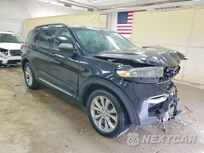 Czwarte zdjęcie samochodu z boku: 2020 FORD EXPLORER XLT VIN:1FMSK8DH3LGA79320 - miniatura