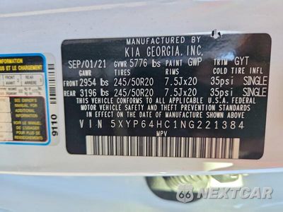 Zdjęcie 13 z 13 samochodu: 2022 KIA TELLURIDE S VIN:5XYP64HC1NG221384 - miniatura