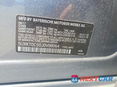 Zdjęcie 13 z 13 samochodu: 2018 BMW X5 XDR40E VIN:5UXKT0C50J0V98064 - miniatura