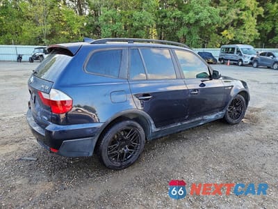 Trzecie zdjęcie samochodu z tyłu: 2008 BMW X3 3.0SI VIN:WBXPC93428WJ23867 - miniatura