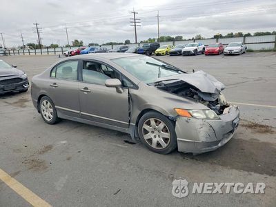 Czwarte zdjęcie samochodu z boku: 2007 HONDA CIVIC LX VIN:1HGFA16507L037401 - miniatura