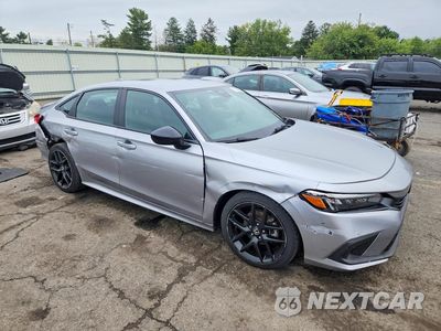 Czwarte zdjęcie samochodu z boku: 2024 HONDA CIVIC SPORT VIN:2HGFE2F58RH576908 - miniatura