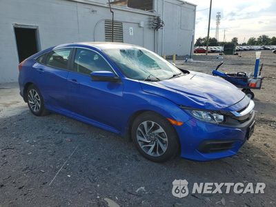 Czwarte zdjęcie samochodu z boku: 2018 HONDA CIVIC EX VIN:2HGFC2F78JH508328 - miniatura
