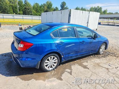Trzecie zdjęcie samochodu z tyłu: 2012 HONDA CIVIC EX VIN:2HGFB2F84CH540126 - miniatura