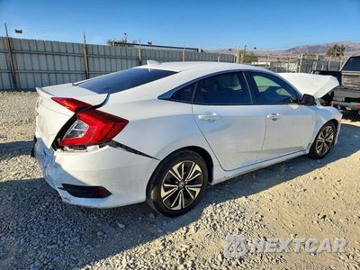 Trzecie zdjęcie samochodu z tyłu: 2018 HONDA CIVIC EXL VIN:JHMFC1F74JX028855 - miniatura