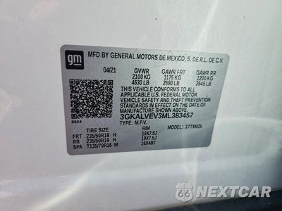 Zdjęcie 13 z 13 samochodu: 2021 GMC TERRAIN SLT VIN:3GKALVEV3ML383457 - miniatura