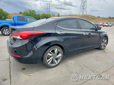 Trzecie zdjęcie samochodu z tyłu: 2014 HYUNDAI ELANTRA LIMITED VIN:5NPDH4AE9EH544597 - miniatura
