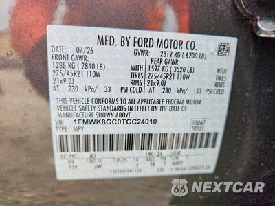 Zdjęcie 14 z 14 samochodu: 2026 FORD EXPLORER ST VIN:1FMWK8GC0TGC24010 - miniatura