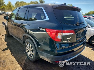 Drugie zdjęcie samochodu z przodu: 2019 HONDA PILOT EXL VIN:5FNYF6H41KB066055 - miniatura