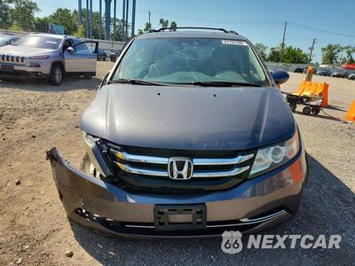 Piąte zdjęcie samochodu w środku: 2015 HONDA ODYSSEY EXL VIN:5FNRL5H68FB013092 - miniatura