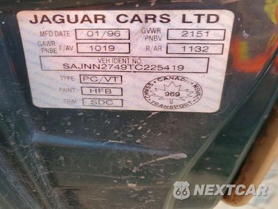 Zdjęcie 12 z 12 samochodu: 1996 JAGUAR XJS 2+2 VIN:SAJNN2749TC225419 - miniatura