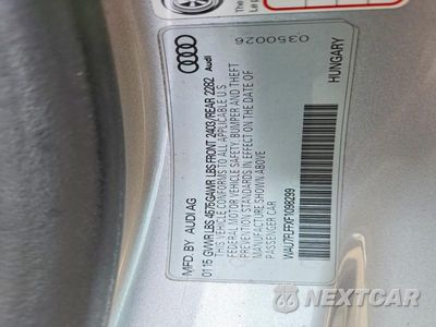Zdjęcie 12 z 12 samochodu: 2015 AUDI A3 PREMIUM VIN:WAU7FLFFXF1098299 - miniatura