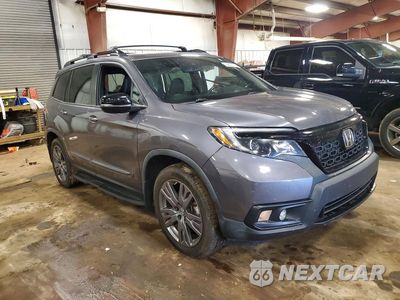 Czwarte zdjęcie samochodu z boku: 2020 HONDA PASSPORT EXL VIN:5FNYF8H51LB004130 - miniatura