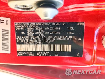 Zdjęcie 13 z 13 samochodu: 2020 TOYOTA HIGHLANDER LE VIN:5TDZZRAH8LS011061 - miniatura