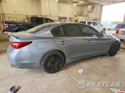 Trzecie zdjęcie samochodu z tyłu: 2018 INFINITI Q50 3.0T LUXE VIN:JN1EV7AP7JM591422 - miniatura