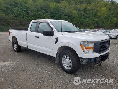 Czwarte zdjęcie samochodu z boku: 2021 FORD F150 SUPER CAB VIN:1FTFX1E88MKE66019 - miniatura