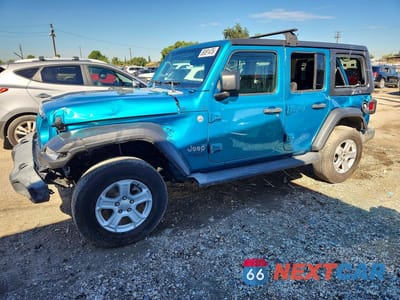 2020 JEEP WRANGLER UNLIMITED SPORT 1C4HJXDG2LW110582 - główne zdjęcie licytacji z USA - miniatura