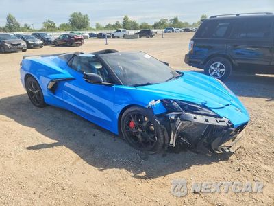 Czwarte zdjęcie samochodu z boku: 2021 CHEVROLET CORVETTE STINGRAY 3LT VIN:1G1YC3D43M5102726 - miniatura