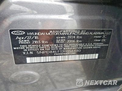 Zdjęcie 12 z 12 samochodu: 2018 HYUNDAI ELANTRA SEL VIN:5NPD84LF1JH356480 - miniatura