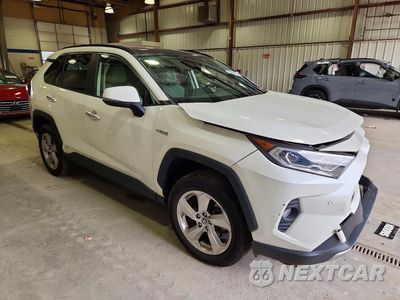 Czwarte zdjęcie samochodu z boku: 2019 TOYOTA RAV4 LIMITED VIN:JTMDWRFV1KJ013473 - miniatura