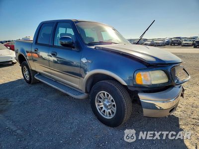 Czwarte zdjęcie samochodu z boku: 2002 FORD F150 SUPERCREW VIN:1FTRW08L02KD62518 - miniatura