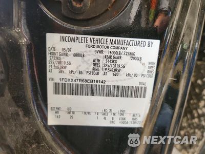 Zdjęcie 12 z 12 samochodu: 2008 FORD F450 SUPER DUTY VIN:1FDXX47R68EB16142 - miniatura