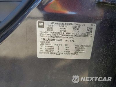 Zdjęcie 13 z 13 samochodu: 2015 GMC TERRAIN SLE VIN:2GKALREK3F6155530 - miniatura