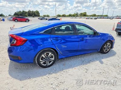 Trzecie zdjęcie samochodu z tyłu: 2018 HONDA CIVIC LX VIN:19XFC2E51JE001569 - miniatura