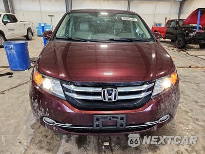 Piąte zdjęcie samochodu w środku: 2014 HONDA ODYSSEY TOURING VIN:5FNRL5H96EB030434 - miniatura