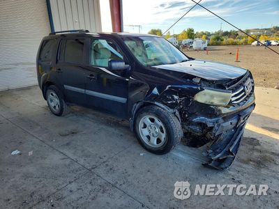 Czwarte zdjęcie samochodu z boku: 2015 HONDA PILOT LX VIN:5FNYF4H22FB069829 - miniatura