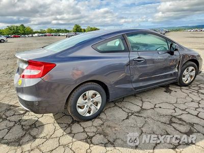 Trzecie zdjęcie samochodu z tyłu: 2013 HONDA CIVIC LX VIN:2HGFG3B54DH532709 - miniatura
