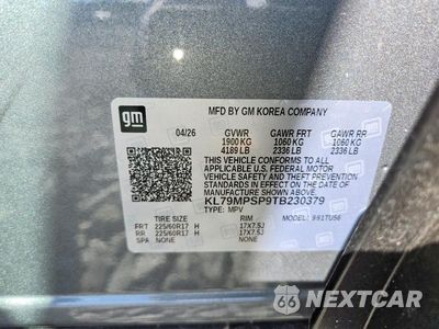 Zdjęcie 13 z 13 samochodu: 2026 CHEVROLET TRAILBLAZER LT VIN:KL79MPSP9TB230379 - miniatura