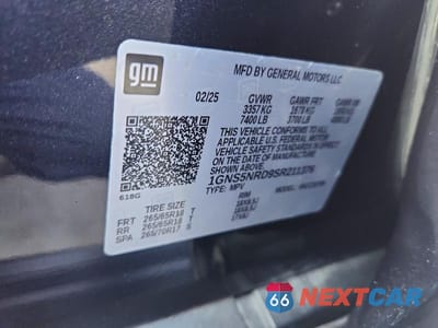 Zdjęcie 13 z 13 samochodu: 2025 CHEVROLET TAHOE C1500 LT VIN:1GNS5NRD9SR211376 - miniatura