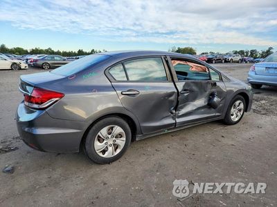 Trzecie zdjęcie samochodu z tyłu: 2013 HONDA CIVIC LX VIN:2HGFB2F50DH598564 - miniatura
