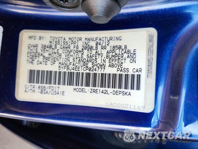 Zdjęcie 12 z 12 samochodu: 2012 TOYOTA COROLLA S VIN:5YFBU4EE1CP024777 - miniatura