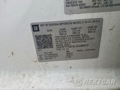Zdjęcie 13 z 13 samochodu: 2020 CHEVROLET SILVERADO K1500 LT TRAIL BOSS VIN:3GCPYFED1LG248473 - miniatura
