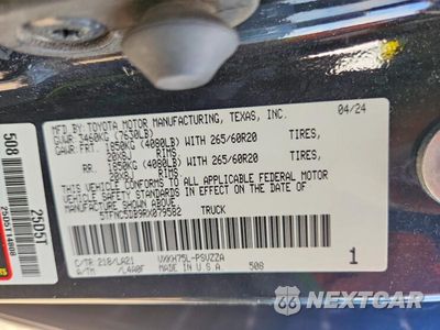 Zdjęcie 12 z 12 samochodu: 2024 TOYOTA TUNDRA PLATINUM HV VIN:5TFNC5DB9RX079582 - miniatura
