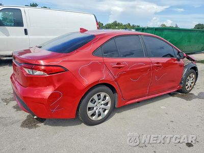 Trzecie zdjęcie samochodu z tyłu: 2020 TOYOTA COROLLA LE VIN:5YFEPRAE1LP095758 - miniatura