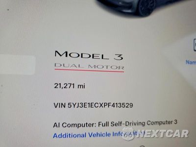 Zdjęcie 9 z 12 samochodu: 2023 TESLA MODEL 3 VIN:5YJ3E1ECXPF413529 - miniatura