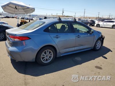 Trzecie zdjęcie samochodu z tyłu: 2022 TOYOTA COROLLA LE VIN:JTDEAMDE7NJ054302 - miniatura