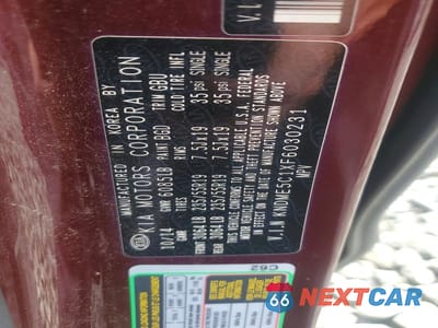 Zdjęcie 13 z 13 samochodu: 2015 KIA SEDONA SXL VIN:KNDME5C1XF6030231 - miniatura