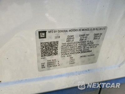 Zdjęcie 13 z 13 samochodu: 2019 CHEVROLET EQUINOX LT VIN:3GNAXKEV6KS560964 - miniatura