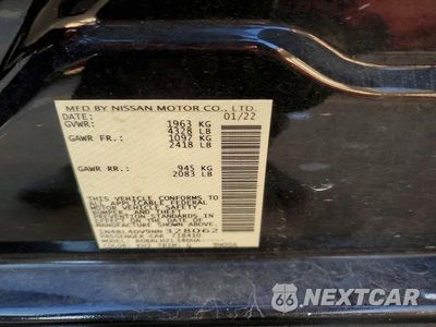 Zdjęcie 12 z 12 samochodu: 2022 NISSAN ALTIMA SV VIN:1N4BL4DV9NN328062 - miniatura