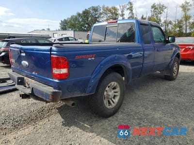 Trzecie zdjęcie samochodu z tyłu: 2009 FORD RANGER SUPER CAB VIN:1FTZR45E99PA47279 - miniatura