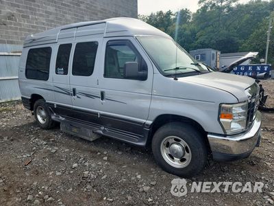 Czwarte zdjęcie samochodu z boku: 2008 FORD ECONOLINE E250 VAN VIN:1FDNE24L58DA54708 - miniatura