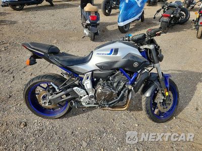 2016 YAMAHA FZ07 JYARM06E4GA006740 - główne zdjęcie licytacji z USA - miniatura