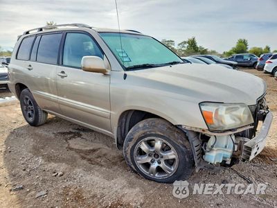 Czwarte zdjęcie samochodu z boku: 2005 TOYOTA HIGHLANDER BASE VIN:JTEGP21A750070563 - miniatura
