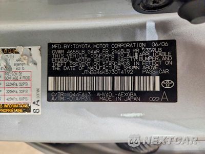 Zdjęcie 12 z 12 samochodu: 2007 TOYOTA CAMRY HYBRID VIN:JTNBB46K573014192 - miniatura